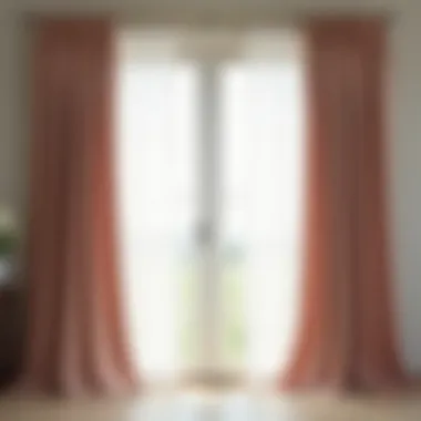 Elegant Fabric Drapes Elegant fabric drapes framing a bright window