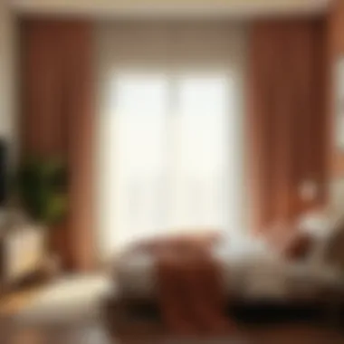 Cozy Bedroom with One Way Drapes Cozy bedroom featuring one way drapes for privacy