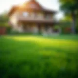 Lush green lawn showcasing the beauty of well-timed grass seeding.