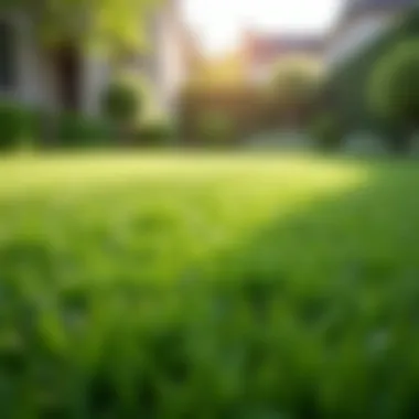 Different types of grasses suitable for aeration